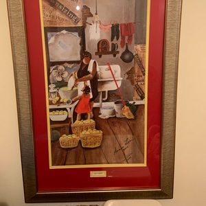 Limited Edition Print Painting Framed 12x26